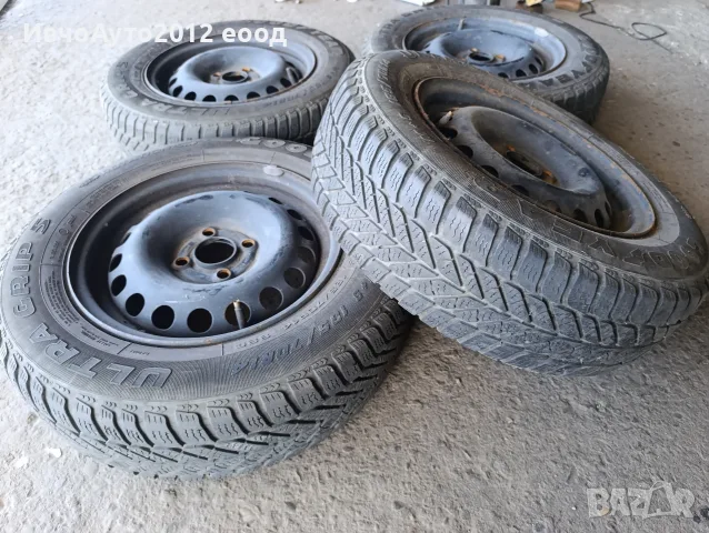 Зимни гуми с джанти 14 Chevrolet daewoo opel , снимка 5 - Гуми и джанти - 56070154