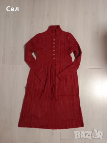 Дебела зимна рокля , снимка 2 - Рокли - 53059985