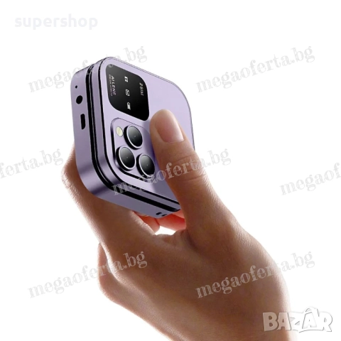 ПРОМОЦИЯ! i16 PRO Мини Сгъваем Мобилен Телефон с две сим карти, снимка 4 - Телефони с две сим карти - 52566404