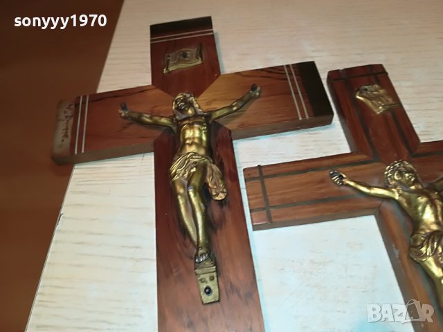 кръстове с христос от франция 1312221553, снимка 9 - Антикварни и старинни предмети - 38997651