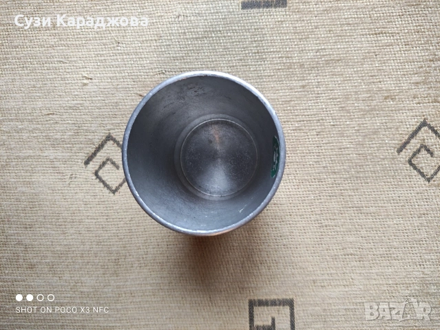 Немска калаена чаша, снимка 5 - Антикварни и старинни предмети - 53251055