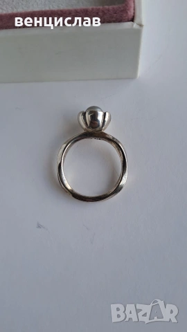 сребърен пръстен-Пандора, снимка 2 - Пръстени - 53021626