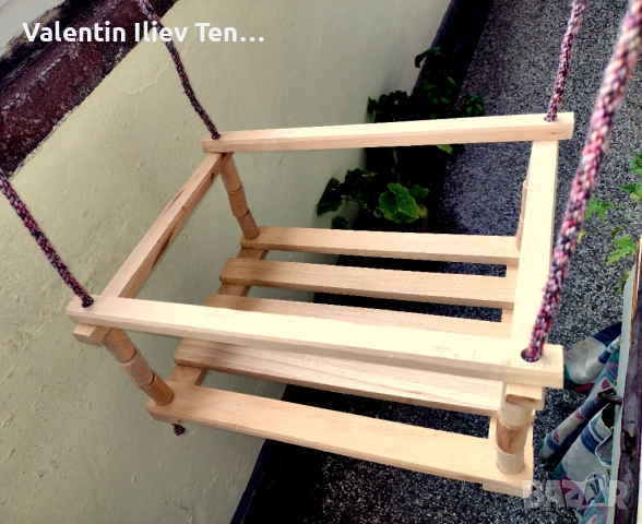 Детска люлка, дрървена, снимка 2 - Други - 51446493