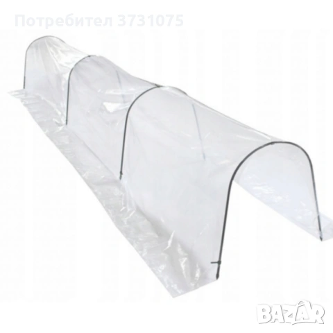 Мини оранжерия - сгъваема, практична- 1.8 х 10м, снимка 2 - Оранжерии - 54325765