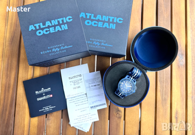 ATLANTIC OCEAN Blancpain X Swatch SCUBA FIFTY FATHOMS, снимка 3 - Мъжки - 44761129