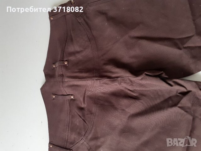 Кафяви дънкови бермуди, снимка 2 - Къси панталони и бермуди - 40679816