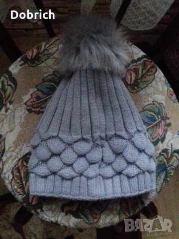 Нова зимна дамска шапка, снимка 2 - Шапки - 31234065