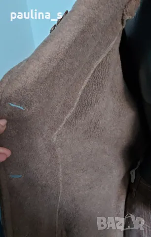 Два различни броя / Топло палто от полар тип teddy bear "L. L. Bean" и Италианско , снимка 8 - Палта, манта - 30408485