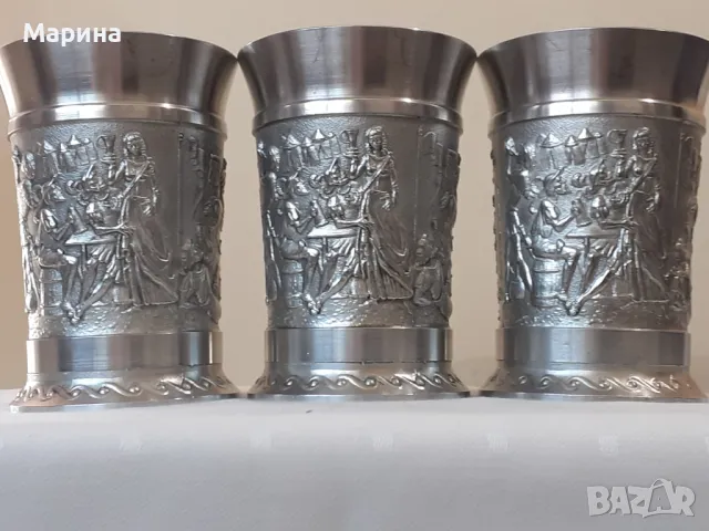 Чаши за вино от калай, 230 мл, Antik*Vintage#28