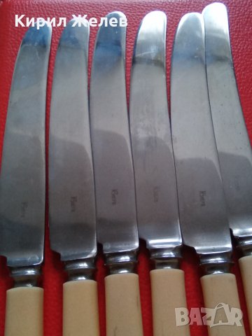 Стари руски ножчета лажички посребени , снимка 14 - Антикварни и старинни предмети - 23737056