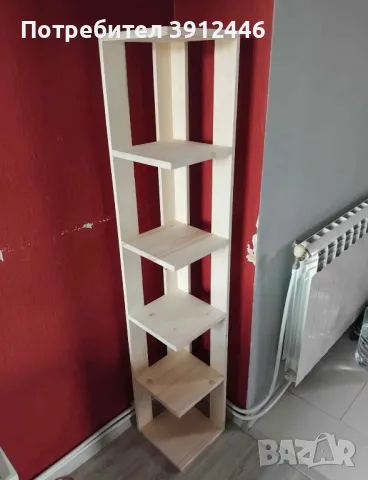 Ъглов рафт , снимка 2 - Етажерки - 48882473