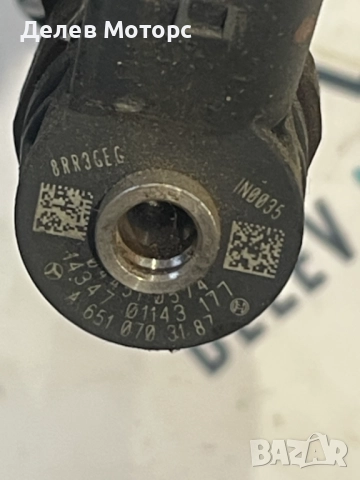 A6510703187, 0445110574 инжекторни дюзи от Mercedes Vito W447, 114 CDI, двигател OM651.950, 2.2 CDI, снимка 2 - Части - 51808544