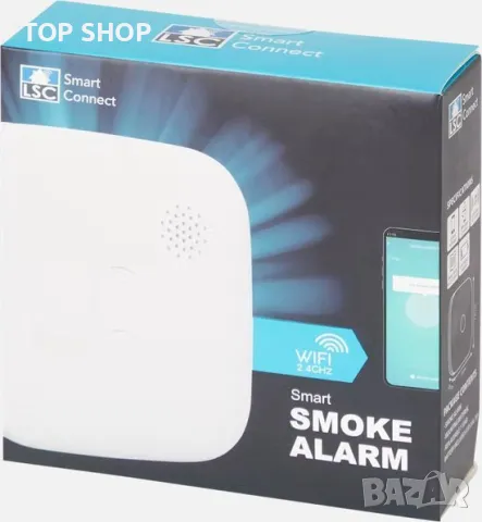 Дим детектор WiFi от LSC Smart Connect 85 dB с аларма, снимка 3 - Друга електроника - 49157897