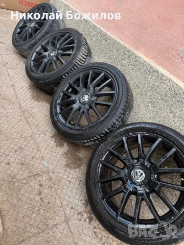Продавам джанти 17 цола VW 5x112 , снимка 3 - Гуми и джанти - 56161421