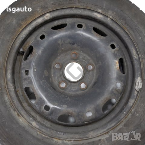 Стоманени джанти 5x100 с гуми R14 Volkswagen Polo IV (9N) 2001-2009 ID:111579, снимка 3 - Части - 42412732