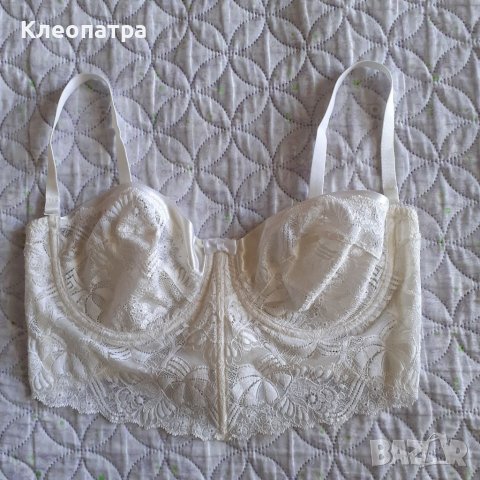 Дамско дантелено бюстие 85С, снимка 4 - Корсети, бюстиета, топове - 37621308