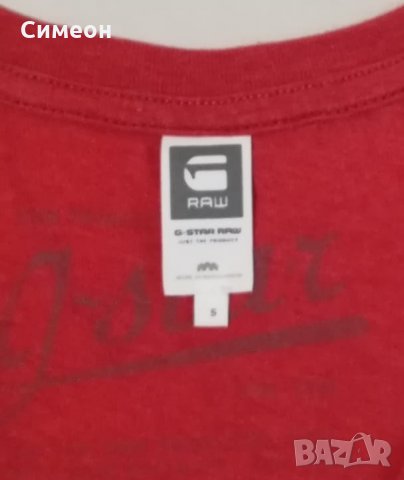 G-STAR RAW оригинална тениска S памучна фланелка NY Regular Deep V T, снимка 3 - Тениски - 29987106