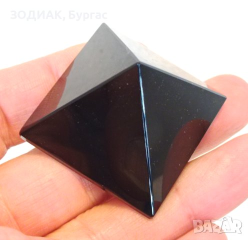 Пирамида ОБСИДИАН - 49.2 гр, снимка 2 - Декорация за дома - 26680808