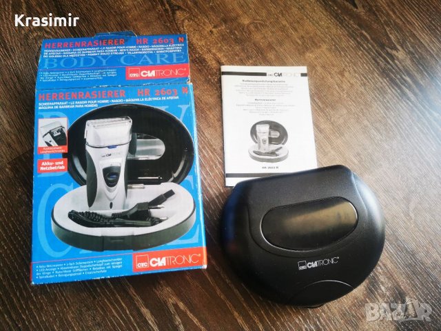 Мъжка самобръсначка clatronic herrenrasierer, снимка 3 - Електрически самобръсначки - 37855407