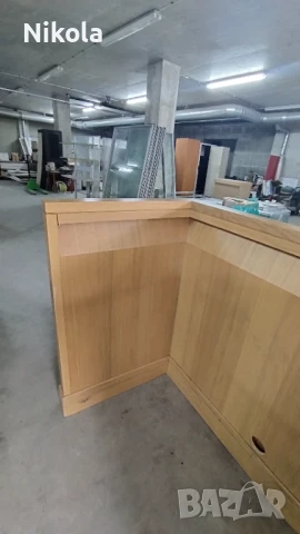 Катедра П образна преграда - рецепция 160/80/122, снимка 2 - Друго - 51273156