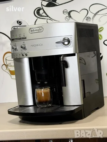 Кафемашина кафе автомат delonghi magnifica с гаранция, снимка 2 - Кафемашини - 56205609