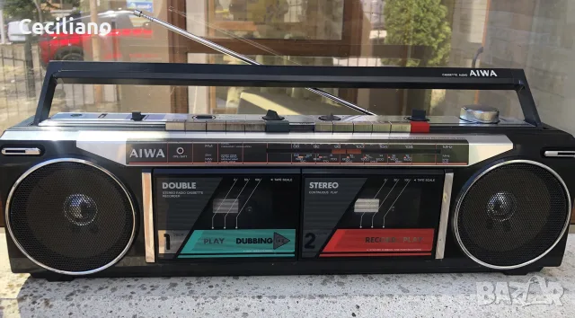 AIWA CS-W220  Работещ с много хубав звук(видео)-запазен радиокасетофон!, снимка 2 - Радиокасетофони, транзистори - 55894406