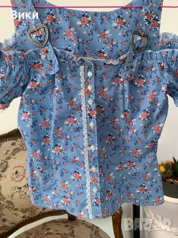 Блуза в размер М, снимка 5 - Блузи с дълъг ръкав и пуловери - 44479041