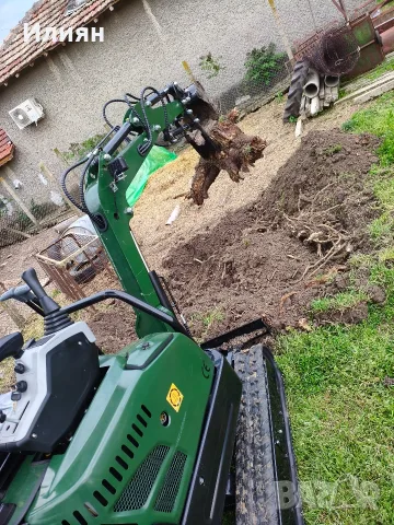 Услуги с мини багер!