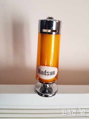 Стара настолна запалка Hadson Lavender, снимка 3 - Запалки - 38253371
