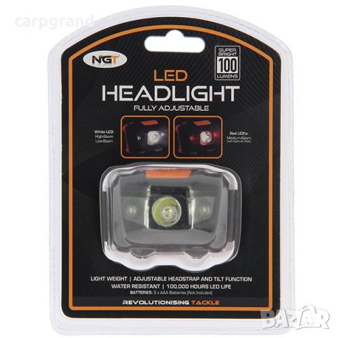Челник NGT LED Cree light – 100 Lumens, снимка 4 - Екипировка - 31215247