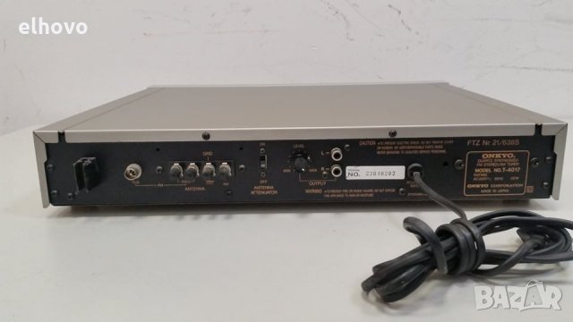 Стерео тунер ONKYO T-4017, снимка 6 - Ресийвъри, усилватели, смесителни пултове - 30229195