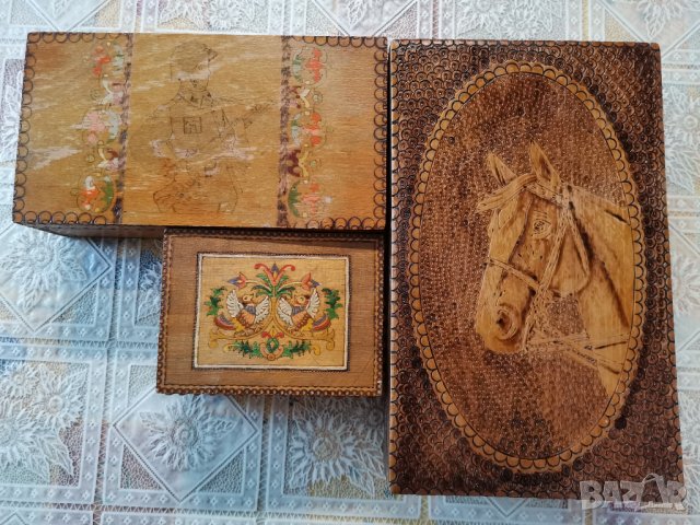 Ретро дървени кутии , снимка 9 - Други ценни предмети - 38941333