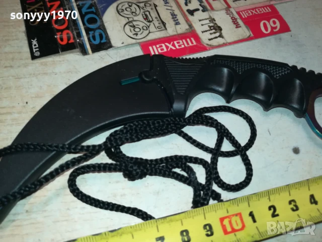 НОЖ-ИЗВИТ С КАНИЯ И ВРЪВ 1807251008, снимка 7 - Ножове - 51059702