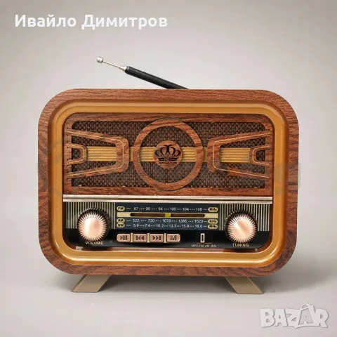 Ретро радиоприемник и Bluetooth колонка MEIER MD-1301BT