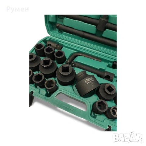 Гедоре камионджийско 26 части STAHLMAYER  21-65mm, ударни вложки CR-MO, снимка 5 - Гедорета - 53107967