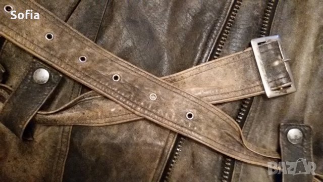 Дамско рокерско яке ест.кожа - М/Л размер  , снимка 11 - Якета - 30207922