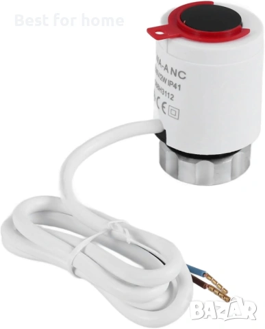 230V нормално затворен NC M30x1.5mm електрически термозадвижващ механизъм за подово отопление 
