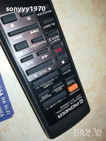 PIONEER CU-XR005 REMOTE SWISS 0410231144, снимка 8 - Ресийвъри, усилватели, смесителни пултове - 42428658