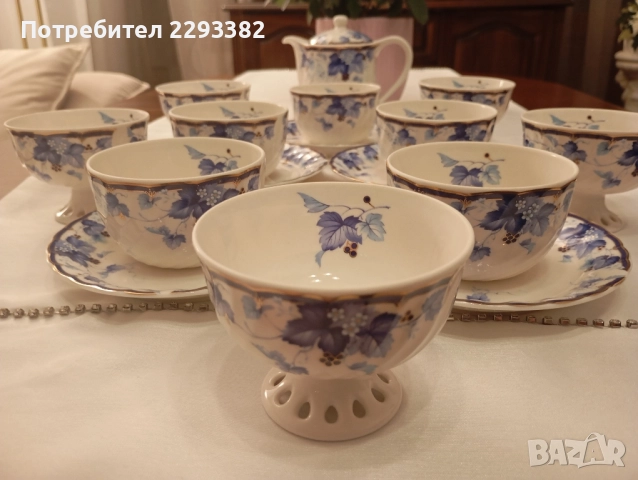 Японски чаен сервиз , снимка 3 - Антикварни и старинни предмети - 52564712