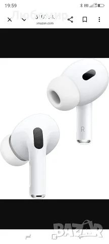 Apple AirPods Pro (2-ро поколение) Безжични слушалки в ушите, Bluetooth, бели , снимка 6 - Безжични слушалки - 55891084