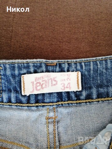 Къса дънкова пола, снимка 2 - Детски рокли и поли - 36966308