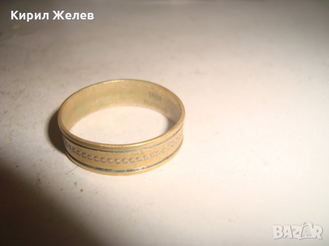СТАР БРОНЗОВ ПРЪСТЕН Metal Numunedir МАРКИРОВКА 17113, снимка 8 - Антикварни и старинни предмети - 32101845