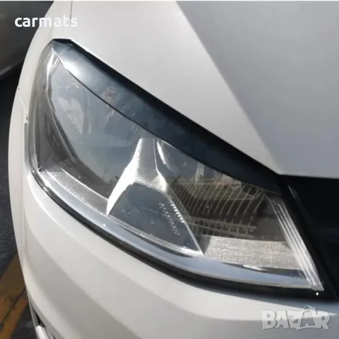 Вежди за фарове за VW Golf 7 (2014–2019) - черен гланц