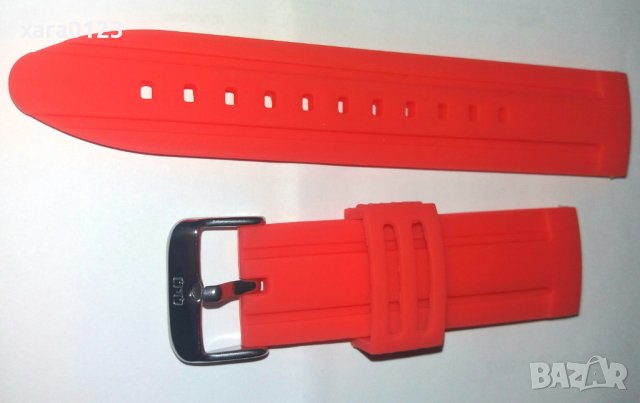 Силиконови каишки 24мм Q&Q, снимка 2 - Каишки за часовници - 35595886