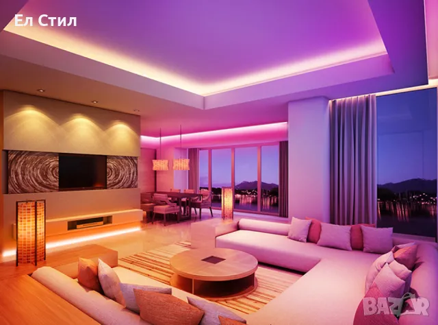 Лента с RGB LED диоди и дистанционно управление 5 метра, подходяща за кухненско осветление, снимка 15 - Лед осветление - 47857398