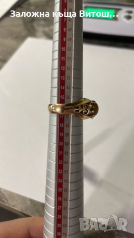 Златен пръстен с камък 14к / 5.16 гр., снимка 5 - Пръстени - 42853891
