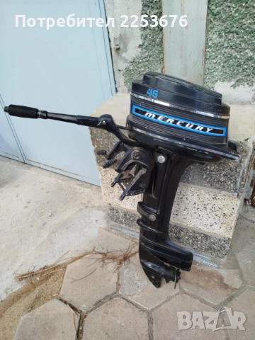 Двигател за лодка Mercury 4,5 к.с., снимка 1