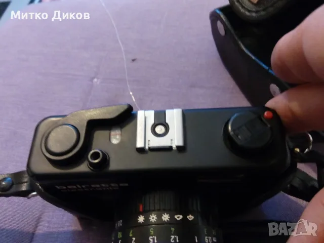 Beirette Electronic meritar марков фотоапарат ГДР от соца като нов с калъф ест.кожа, снимка 2 - Фотоапарати - 55992242