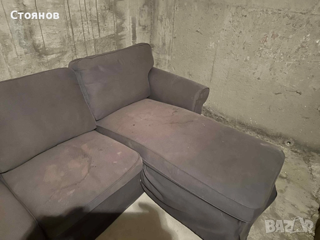 Диван с лежанка от ИКЕА, снимка 2 - Дивани и мека мебел - 52592082