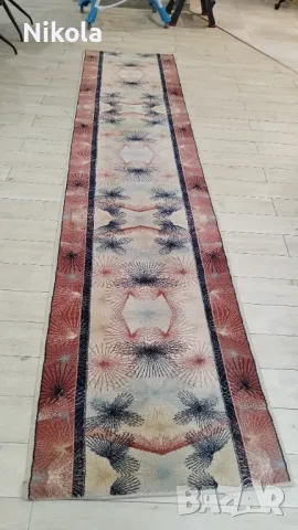 Персийска пътека /килим 3,50м /0,82м, снимка 7 - Пътеки - 49243857